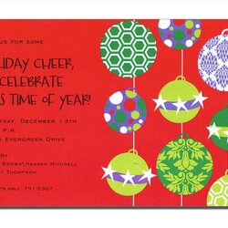 Admirable Christmas Party Invitation Wording Open House Office Birthday Template Invitations Holiday Invite