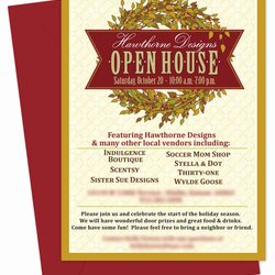 Capital Business Open House Invitation Elegant Template Invite Programs Wording Format Sample