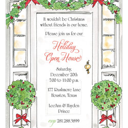 Superb Business Open House Invitation Templates Free The Best Template Example Holiday Rb
