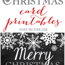 Supreme Free Christmas Printable Greeting Cards Paint Me Pink Need Image