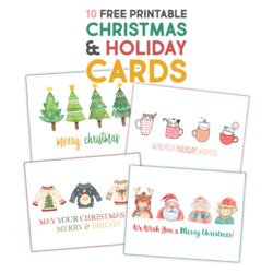 Spiffing Come And Enjoy This Fabulous Free Printable Christmas Holiday Cards Cottage