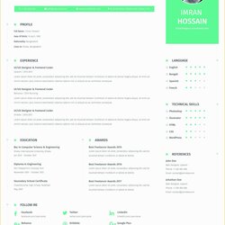 Brilliant Attractive Resume Templates Free Download Of Word