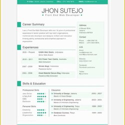 Marvelous Attractive Resume Templates Free Download Word Of Amp