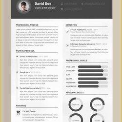 Superlative Attractive Resume Templates Free Download Of Template Printable Awesome Word Resumes Basic