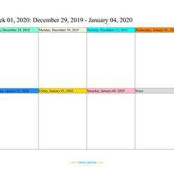 Weekly Calendar Word Excel Printable Week Template Blank Schedule Monday Friday Through Format Planner Butler