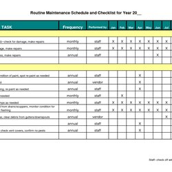 Wizard Building Maintenance Schedule Template Printable Excel Preventive Planner Facility Plant Generator