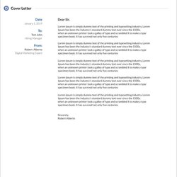 Terrific Free Cover Letter Templates For Microsoft Word And Google Docs Letters Invoice