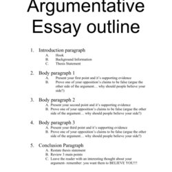 Preeminent How To Write An Argumentative Essay Step By Thesis Statement Paragraph Argument Introductory