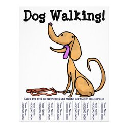Legit Dog Walking Flyer Flyers Templates Sitting Pet Template Google Walker Business Dogs Search Posters Cute