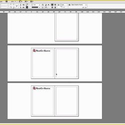 Super Free Book Templates Of Tutorial Using Master Pages To Booklet Create
