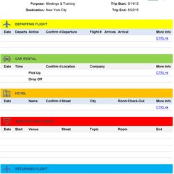 Wizard Printable Travel Itinerary Template Free For Business Vacations Templates Excel Flights