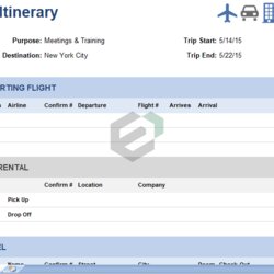 Matchless Download Printable Travel Itineraries And Budget Sheet In Excel