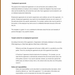 Outstanding Employment Contract Template South Africa Word Document Templates Freelance
