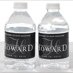 Great Water Bottle Label Template Free Illustrator Format Wedding Templates Labels