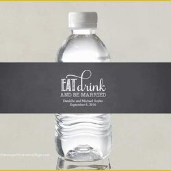 Wedding Water Bottle Labels Template Free Of Label Templates Word Tom April Posted Comments