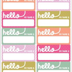 Admirable Pin By On Printable Name Tags Tag Templates Template Freebie Auditory Remembering Tell Mailing