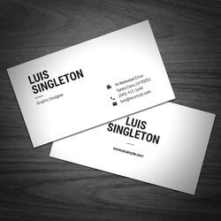 Clean And Minimal Business Card Template On Templates Dark Minimalist Light Cards Designs Formats Great
