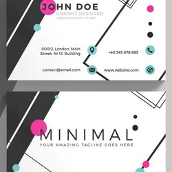 Capital Two Business Cards With Black And White Lines Dots Circles On The