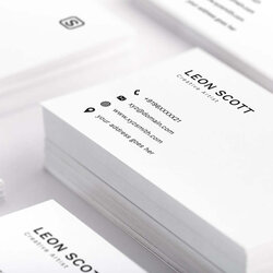 Excellent Free Minimal Elegant Business Card Template In Complimentary Templates Calling Intended