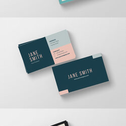 Cool Best Minimalist Business Card Templates Design Template Place
