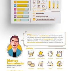 Magnificent Eye Catching Resume Designs Creative