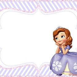 Magnificent Sofia The First Free Online Invitation Templates World Blank Invitations Joyous Wrong Never Theme