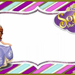 Sublime Sofia The First Free Online Invitation Templates World Invitations Birthday These