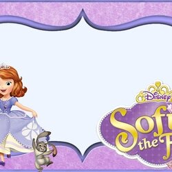 Terrific Sofia The First Free Online Invitation Templates World Birthday Template Printable Invitations