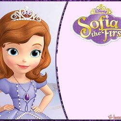 Sofia The First Free Online Invitation Templates World Template Blank Birthday Invitations Party Disney