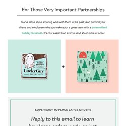 Great Holiday Mail Template Database Source Minimalist Sales Email