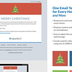 Terrific Holiday Email Template Creative Templates