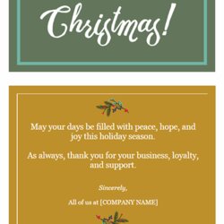 Capital Holiday Email Templates For Small Businesses Nonprofits Christmas Holidays Emails Business Template