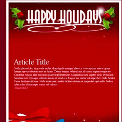 Admirable Holiday Email Template Format Info Templates