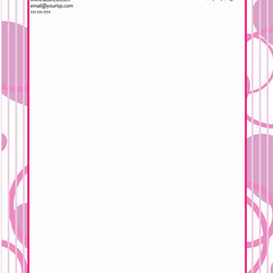 Admirable Free Letterhead Templates For Word Elegant Designs Official Formats Example