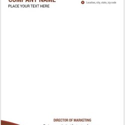 Very Good Best Letterhead Templates Word Format Microsoft Template Business Without Make