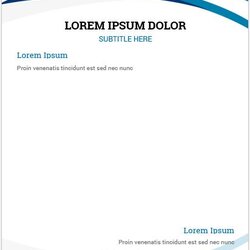 Best Letterhead Templates Word Format Microsoft Examples Company Logo Business Template Doc Ms Footer