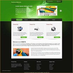 Wonderful Graphic Design Website Templates Free Download Of High Quality Particle Airlines Corporate