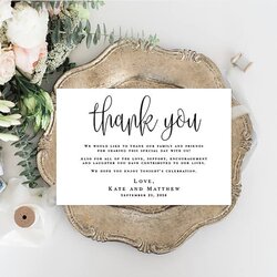 The Highest Standard Wedding Thank You Notes Printable Templates Editable Template Guests Cards Note