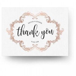 Capital Wedding Thank You Card Template Download Cards Design Templates Free With