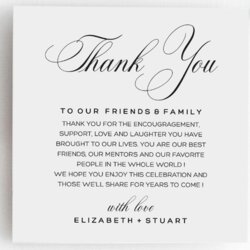 Excellent Printable Thank You Letter Template Wedding Table Designer