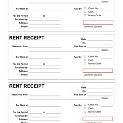 Superlative Rent Receipt Template Doc India