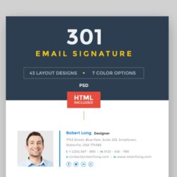 Web Development Best Free Premium Email Footer Signature Signatures