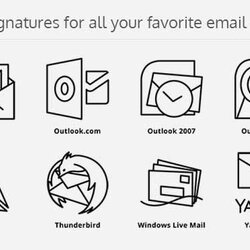 Excellent Create Professional Email Signature Templates For All Your Signatures