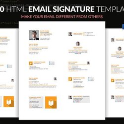 The Highest Standard Email Signature Template With Templates