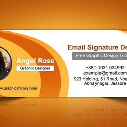 Matchless Free Modern Email Signature Template Design Personal