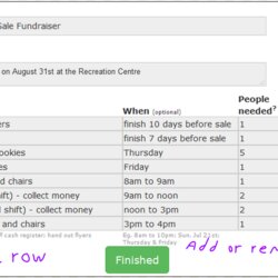 Wizard Online Volunteer Sheets Help Fill Rows Simply Remove Boxes Finished Move Note Click