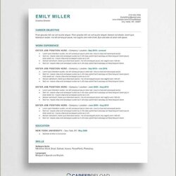Magnificent Free Ats Resume Template Example Gallery