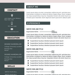 Superlative Resume Templates Download For Your Learning Needs