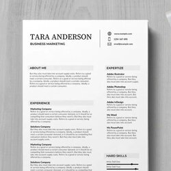 Swell Best Free Resume Templates Of