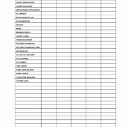Perfect Household Inventory List Template Excel Stock Control And Spreadsheet Blank Spreadsheets Doc